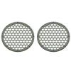 Advanblack x XBS Color Matched 2PCS Covers HEX 8'' Speaker Grills Fit for Harley Touring Saddlebag Lids Tour Trunk Pack Lid with 8 inch Speakers (Dead Wood Green Denim) view 1