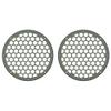 Advanblack x XBS Color Matched 2PCS Covers HEX 8'' Speaker Grills Fit for Harley Touring Saddlebag Lids Tour Trunk Pack Lid with 8 inch Speakers (Dead Wood Green Denim) view 2