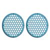 Advanblack x XBS Color Matched 2PCS Covers HEX 8'' Speaker Grills Fit for Harley Touring Saddlebag Lids Tour Trunk Pack Lid with 8 inch Speakers (Tahitian Teal) view 3