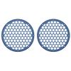 Advanblack x XBS Color Matched 2PCS Covers HEX 8'' Speaker Grills Fit for Harley Touring Saddlebag Lids Tour Trunk Pack Lid with 8 inch Speakers (Dark Blue Pearl) view 2