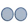 Advanblack x XBS Color Matched 2PCS Covers HEX 8'' Speaker Grills Fit for Harley Touring Saddlebag Lids Tour Trunk Pack Lid with 8 inch Speakers (Dark Blue Pearl) view 3