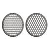 Advanblack US Stock Silver Flux HEX 8'' Speaker Grills Fit for Harley Touring Saddlebag Lids Tour Trunk Pack Lid with 8 inch Speakers view 3