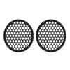 Advanblack US Stock Silver Flux HEX 8'' Speaker Grills Fit for Harley Touring Saddlebag Lids Tour Trunk Pack Lid with 8 inch Speakers view 4