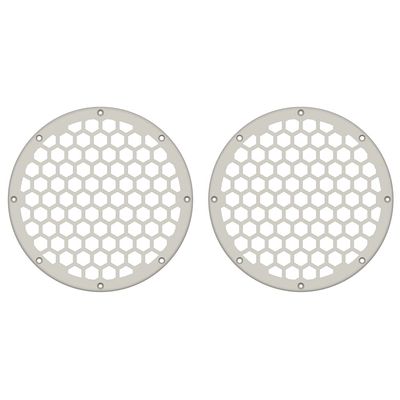 Advanblack x XBS Color Matched 2PCS Covers HEX 8'' Speaker Grills Fit for Harley Touring Saddlebag Lids Tour Trunk Pack Lid with 8 inch Speakers (Bonneville Salt Denim)