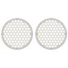 Advanblack x XBS Color Matched 2PCS Covers HEX 8'' Speaker Grills Fit for Harley Touring Saddlebag Lids Tour Trunk Pack Lid with 8 inch Speakers (Bonneville Salt Denim) view 1