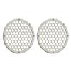 Advanblack x XBS Color Matched 2PCS Covers HEX 8'' Speaker Grills Fit for Harley Touring Saddlebag Lids Tour Trunk Pack Lid with 8 inch Speakers (Bonneville Salt Denim) view 2