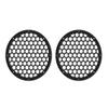 Advanblack x XBS Color Matched 2PCS Covers HEX 8'' Speaker Grills Fit for Harley Touring Saddlebag Lids Tour Trunk Pack Lid with 8 inch Speakers (Bonneville Salt Denim) view 3