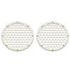 Advanblack x XBS Color Matched 2PCS Covers HEX 8'' Speaker Grills Fit for Harley Touring Saddlebag Lids Tour Trunk Pack Lid with 8 inch Speakers (Bonneville Salt Denim) view 4