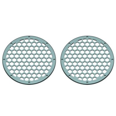 Advanblack x XBS Color Matched 2PCS Covers HEX 8'' Speaker Grills Fit for Harley Touring Saddlebag Lids Tour Trunk Pack Lid with 8 inch Speakers (Spruce)