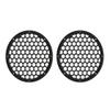 Advanblack x XBS Color Matched 2PCS Covers HEX 8'' Speaker Grills Fit for Harley Touring Saddlebag Lids Tour Trunk Pack Lid with 8 inch Speakers (Silver Fortune) view 4