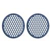 Advanblack x XBS Color Matched 2PCS Covers HEX 8'' Speaker Grills Fit for Harley Touring Saddlebag Lids Tour Trunk Pack Lid with 8 inch Speakers (Legend Blue Denim) view 2