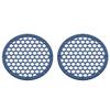 Advanblack x XBS Color Matched 2PCS Covers HEX 8'' Speaker Grills Fit for Harley Touring Saddlebag Lids Tour Trunk Pack Lid with 8 inch Speakers (Legend Blue Denim) view 4