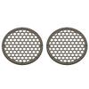 Advanblack x XBS (River Rock Gray Denim) 2PCS Covers HEX 8'' Speaker Grills Fit for Harley Touring Saddlebag Lids Tour Trunk Pack Lid with 8 inch Speakers view 1