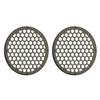 Advanblack x XBS (River Rock Gray Denim) 2PCS Covers HEX 8'' Speaker Grills Fit for Harley Touring Saddlebag Lids Tour Trunk Pack Lid with 8 inch Speakers view 3