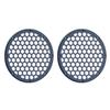 Advanblack US Stock x XBS Color Matched 2PCS Covers HEX 8'' Speaker Grills Fit for Harley Touring Saddlebag Lids Tour Trunk Pack Lid with 8 inch Speakers (Billiard Blue) view 3