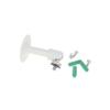 Heyiarbeit Adjustable Security Camera Metal Brackets Indoor/Outdoor Security Wall Mount for CCTV Security Camera Home Surveillance System view 2