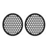 Advanblack x XBS Color Matched 2PCS Covers HEX 8'' Speaker Grills Fit for Harley Touring Saddlebag Lids Tour Trunk Pack Lid with 8 inch Speakers (Pewter Pearl) view 4