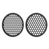 Advanblack US Stock x XBS Unpainted 2PCS Covers HEX 8'' Speaker Grills Fit for Harley Touring Saddlebag Lids Tour Trunk Pack Lid with 8 inch Speakers view 2