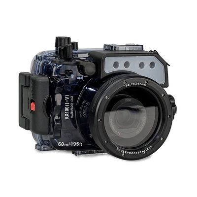Sea Frogs Waterproof Camera Housing Compatible with Sony RX100 I-V IPX8 40m/130ft Maximum Diving Depth Underwater Camera Case for Diving, Surfing, Rowing, Skiing