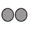 Advanblack x XBS (Wicked Red Denim) 2PCS Covers HEX 8'' Speaker Grills Fit for Harley Touring Saddlebag Lids Tour Trunk Pack Lid with 8 inch Speakers view 4