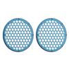 Advanblack x XBS Color Matched 2PCS Covers HEX 8'' Speaker Grills Fit for Harley Touring Saddlebag Lids Tour Trunk Pack Lid with 8 inch Speakers (Daytona Blue) view 3