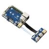 CM4-IO-BASE-B + USB HDMI Adapter for Raspberry Pi Compute Module 4 with FFC USB Cable @XYGStudy (CM4-IO-BASE-Acce B) view 1