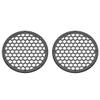 Advanblack x XBS Color Matched 2PCS Covers HEX 8'' Speaker Grills Fit for Harley Touring Saddlebag Lids Tour Trunk Pack Lid with 8 inch Speakers (Black Pearl) view 1