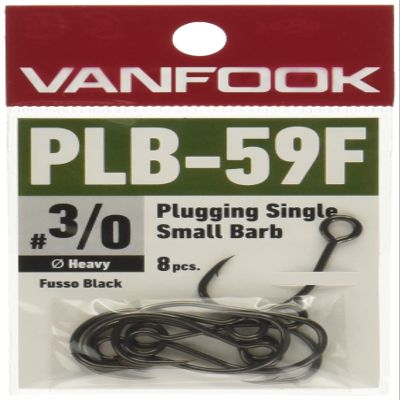 Vanfook 39177 Plugging Single Heavy Wire PLB-59F Fusso Black #3/0