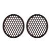 Advanblack x XBS Color Matched 2PCS Covers HEX 8'' Speaker Grills Fit for Harley Touring Saddlebag Lids Tour Trunk Pack Lid with 8 inch Speakers (Candy Orange) view 4