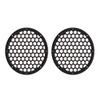 Advanblack x XBS (Velocity Red Sunglo) 2PCS Covers HEX 8'' Speaker Grills Fit for Harley Touring Saddlebag Lids Tour Trunk Pack Lid with 8 inch Speakers view 4