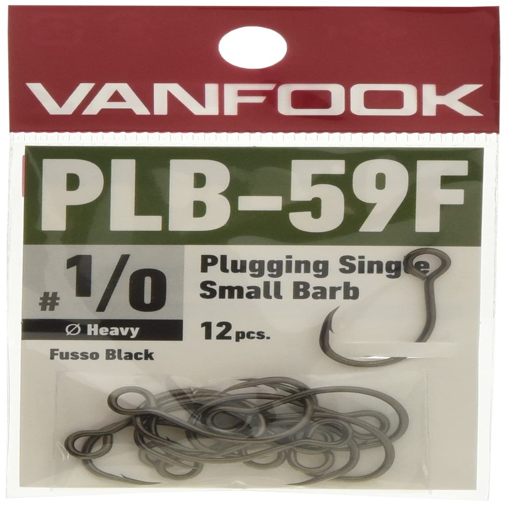 Vanfook 39153 Plugging Single Heavy Wire PLB-59F Fusso Black #1/0