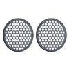 Advanblack x XBS Color Matched 2PCS Covers HEX 8'' Speaker Grills Fit for Harley Touring Saddlebag Lids Tour Trunk Pack Lid with 8 inch Speakers (Black Tempest) view 3