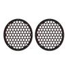 Advanblack x XBS Color Matched 2PCS Covers HEX 8'' Speaker Grills Fit for Harley Touring Saddlebag Lids Tour Trunk Pack Lid with 8 inch Speakers (Performance Orange) view 3