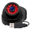 ALPCAM USB Camera Security Camera Outdoor Dome USB Webcam, 720P Day & Night Vision USB Camera for Computer, Waterproof Camera with IR LEDs for Car Park Baby Monitor Home Surveillance view 1