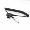 HangTon P-tap D-tap to 0B 7 Pin Coiled Power Cable for Tilta Nucleus-M Motor, V-Mount Battery Plate view 2