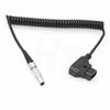 HangTon P-tap D-tap to 0B 7 Pin Coiled Power Cable for Tilta Nucleus-M Motor, V-Mount Battery Plate view 3