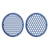 Advanblack x XBS Color Matched 2PCS Covers HEX 8'' Speaker Grills Fit for Harley Touring Saddlebag Lids Tour Trunk Pack Lid with 8 inch Speakers (Blue Max) view 3