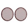 Advanblack x XBS (Mysterious Red Sunglo) 2PCS Covers HEX 8'' Speaker Grills Fit for Harley Touring Saddlebag Lids Tour Trunk Pack Lid with 8 inch Speakers view 3