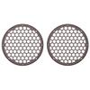 Advanblack x XBS (Twisted Cherry) 2PCS Covers HEX 8'' Speaker Grills Fit for Harley Touring Saddlebag Lids Tour Trunk Pack Lid with 8 inch Speakers view 2