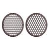 Advanblack x XBS (Twisted Cherry) 2PCS Covers HEX 8'' Speaker Grills Fit for Harley Touring Saddlebag Lids Tour Trunk Pack Lid with 8 inch Speakers view 3