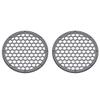 Advanblack x XBS Color Matched 2PCS Covers HEX 8'' Speaker Grills Fit for Harley Touring Saddlebag Lids Tour Trunk Pack Lid with 8 inch Speakers (Smoke Gray) view 1