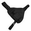 600D Oxford Cloth Walkie Talkie Chest Bag, 10.2x6.69inches Portable Hand Station Vest Chest Bag Pouch with Adjustable Strap Black view 2