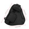 600D Oxford Cloth Walkie Talkie Chest Bag, 10.2x6.69inches Portable Hand Station Vest Chest Bag Pouch with Adjustable Strap Black view 3