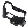 BGNing Aluminum Camera Cage Compatible with Fujifilm X-E4 Form-Fitting Border Frame w/Cold Shoe Arri Mount Handgrip Wristband Light Monitor Holder (Combo E) view 4