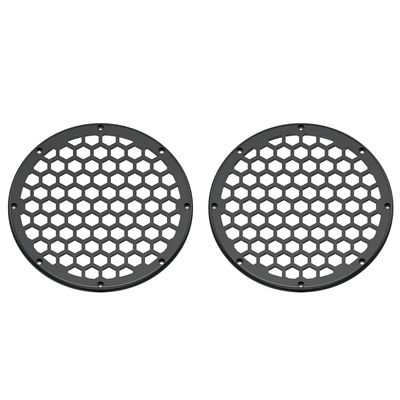 Advanblack x XBS Color Matched 2PCS Covers HEX 8'' Speaker Grills Fit for Harley Touring Saddlebag Lids Tour Trunk Pack Lid with 8 inch Speakers (Midnight Pearl)