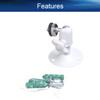 Heyiarbeit Adjustable Security Camera Metal Brackets Indoor/Outdoor Security Wall Mount for CCTV Security Camera Home Surveillance System view 3