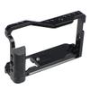 BGNing Aluminum Camera Cage Compatible with Fujifilm X-E4 Form-Fitting Border Frame w/Cold Shoe Arri Mount Handgrip Wristband Light Monitor Holder (Combo A) view 4