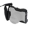 BGNing Aluminum Camera Cage Compatible with Fujifilm X-E4 Form-Fitting Border Frame w/Cold Shoe Arri Mount Handgrip Wristband Light Monitor Holder (Combo F) view 1