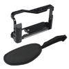 BGNing Aluminum Camera Cage Compatible with Fujifilm X-E4 Form-Fitting Border Frame w/Cold Shoe Arri Mount Handgrip Wristband Light Monitor Holder (Combo F) view 3
