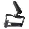 BGNing Aluminum Camera Cage Compatible with Fujifilm X-E4 Form-Fitting Border Frame w/Cold Shoe Arri Mount Handgrip Wristband Light Monitor Holder (Combo B) view 4